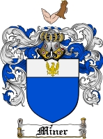 Product picture Miner Family Crest  Miner Coat of Arms Digital Download