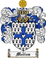 Product picture Molins Family Crest Molins Coat of Arms Digital Download