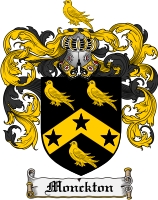 Product picture Monckton Family Crest Monckton Coat of Arms Digital Download