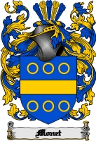 Product picture Monet Family Crest  Monet Coat of Arms Digital Download