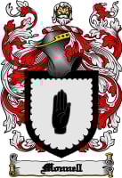 Product picture Monnell Family Crest  Monnell Coat of Arms Digital Download