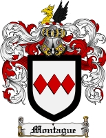 Product picture Montague Family Crest Montague Coat of Arms Digital Download