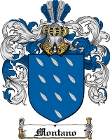 Product picture Montano Family Crest  Montano Coat of Arms Digital Download