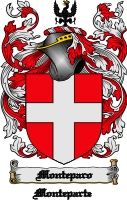 Product picture Monteparo Family Crest  Monteparo Coat of Arms Digital Download