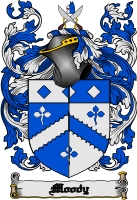 Product picture Moody Family Crest  Moody Coat of Arms Digital Download