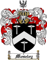 Product picture Moseley Family Crest  Moseley Coat of Arms Digital Download