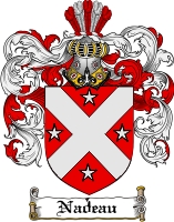 Product picture Nadeau Family Crest  Nadeau Coat of Arms Digital Download