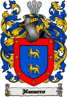 Product picture Navarro Family Crest  Navarro Coat of Arms Digital Download