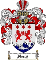 Product picture Neely Family Crest  Neely Coat of Arms Digital Download