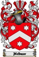 Product picture Neibaur Family Crest  Neibaur Coat of Arms Digital Download