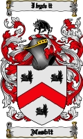 Product picture Nesbit Family Crest  Nesbit Coat of Arms Digital Download