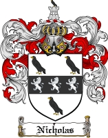 Product picture Nicholas Family Crest  Nicholas Coat of Arms Digital Download