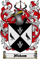 Product picture Nickens Family Crest  Nickens Coat of Arms Digital Download
