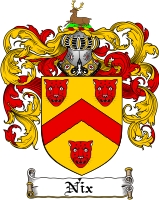 Product picture Nix Family Crest  Nix Coat of Arms Digital Download