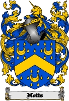Product picture Notts Family Crest  Notts Coat of Arms Digital Download