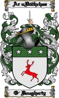Product picture O-Dougherty Family Crest  O-Dougherty Coat of Arms Digital Download