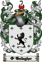 Product picture O-Gallagher Family Crest  O-Gallagher Coat of Arms Digital Download