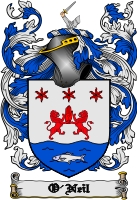 Product picture O-Neil Family Crest  O-Neil Coat of Arms Digital Download
