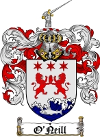 Product picture O-Neill Family Crest  O-Neill Coat of Arms Digital Download