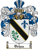 Product picture Ochoa Family Crest  Ochoa Coat of Arms Digital Download
