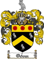 Product picture Odom Family Crest  Odom Coat of Arms Digital Download