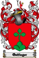 Product picture Oettinger Family Crest  Oettinger Coat of Arms Digital Download