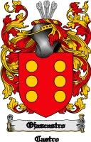 Product picture Ojascastro Family Crest  Ojascastro Coat of Arms Digital Download