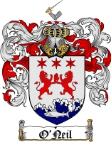 Product picture Oneil Family Crest  Oneil Coat of Arms Digital Download