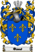 Product picture Orand Family Crest  Orand Coat of Arms Digital Download