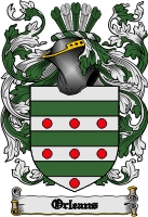 Product picture Orleans Family Crest  Orleans Coat of Arms Digital Download