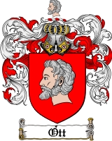 Product picture Ott Family Crest  Ott Coat of Arms Digital Download