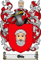 Product picture Otte Family Crest  Otte Coat of Arms Digital Download