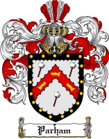 Product picture Parham Family Crest  Parham Coat of Arms Digital Download