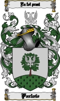 Product picture Parlow Family Crest  Parlow Coat of Arms Digital Download