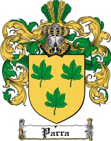 Product picture Parra Family Crest  Parra Coat of Arms Digital Download
