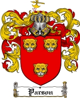 Product picture Parson Family Crest  Parson Coat of Arms Digital Download