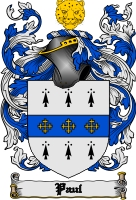 Product picture Paul Family Crest  Paul Coat of Arms Digital Download