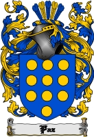 Product picture Paz Family Crest  Paz Coat of Arms Digital Download