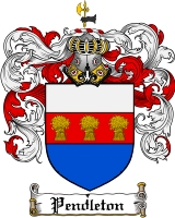 Product picture Pendleton Family Crest  Pendleton Coat of Arms Digital Download