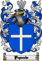 Product picture Peponis Family Crest  Peponis Coat of Arms Digital Download