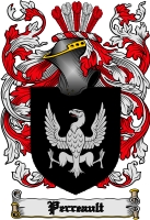 Product picture Perreault Family Crest  Perreault Coat of Arms Digital Download