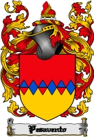 Product picture Pesavento Family Crest  Pesavento Coat of Arms Digital Download