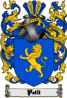 Product picture Petit Family Crest  Petit Coat of Arms Digital Download