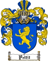 Product picture Pettit Family Crest  Pettit Coat of Arms Digital Download