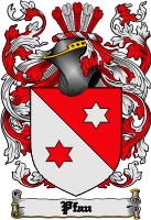 Product picture Pfau Family Crest  Pfau Coat of Arms Digital Download