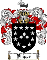 Product picture Phipps Family Crest  Phipps Coat of Arms Digital Download