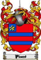 Product picture Picard Family Crest  Picard Coat of Arms Digital Download