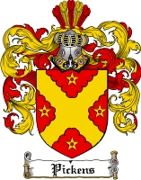 Product picture Pickens Family Crest  Pickens Coat of Arms Digital Download