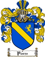 Product picture Pierre Family Crest  Pierre Coat of Arms Digital Download