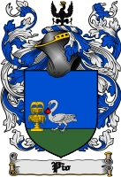 Product picture Pio Family Crest  Pio Coat of Arms Digital Download